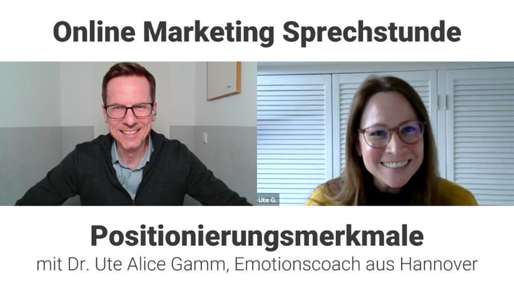 Positionierungsmerkmale