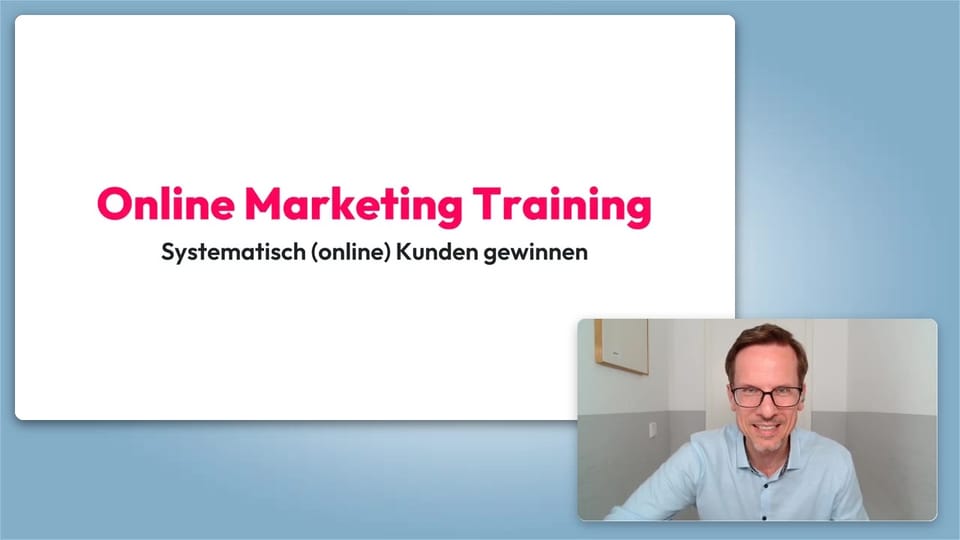 Online Marketing Training