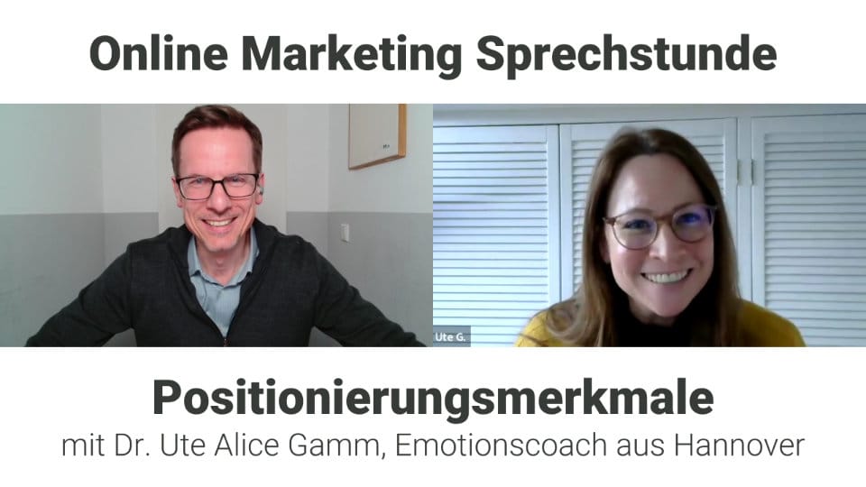 Positionierungsmerkmale